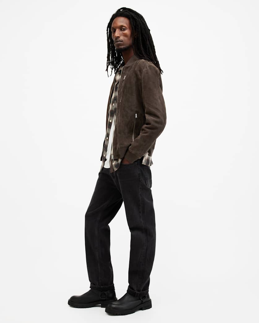 Kemble Suede Bomber Jacket