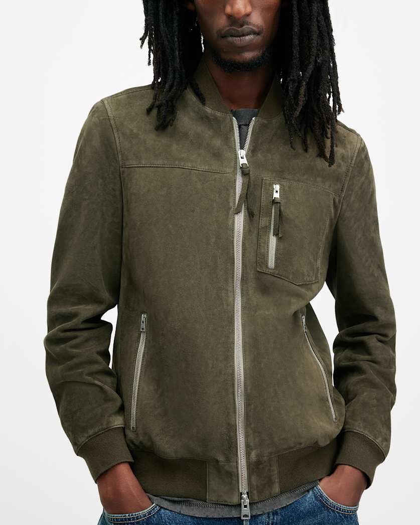Kairo Suede Bomber Jacket