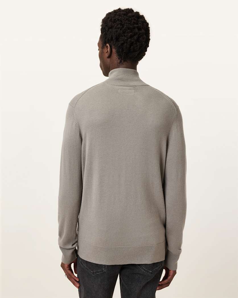 Kilburn Zip Funnel Neck Ramskull Jumper