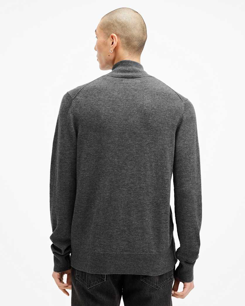 Kilburn Zip Funnel Neck Ramskull Jumper