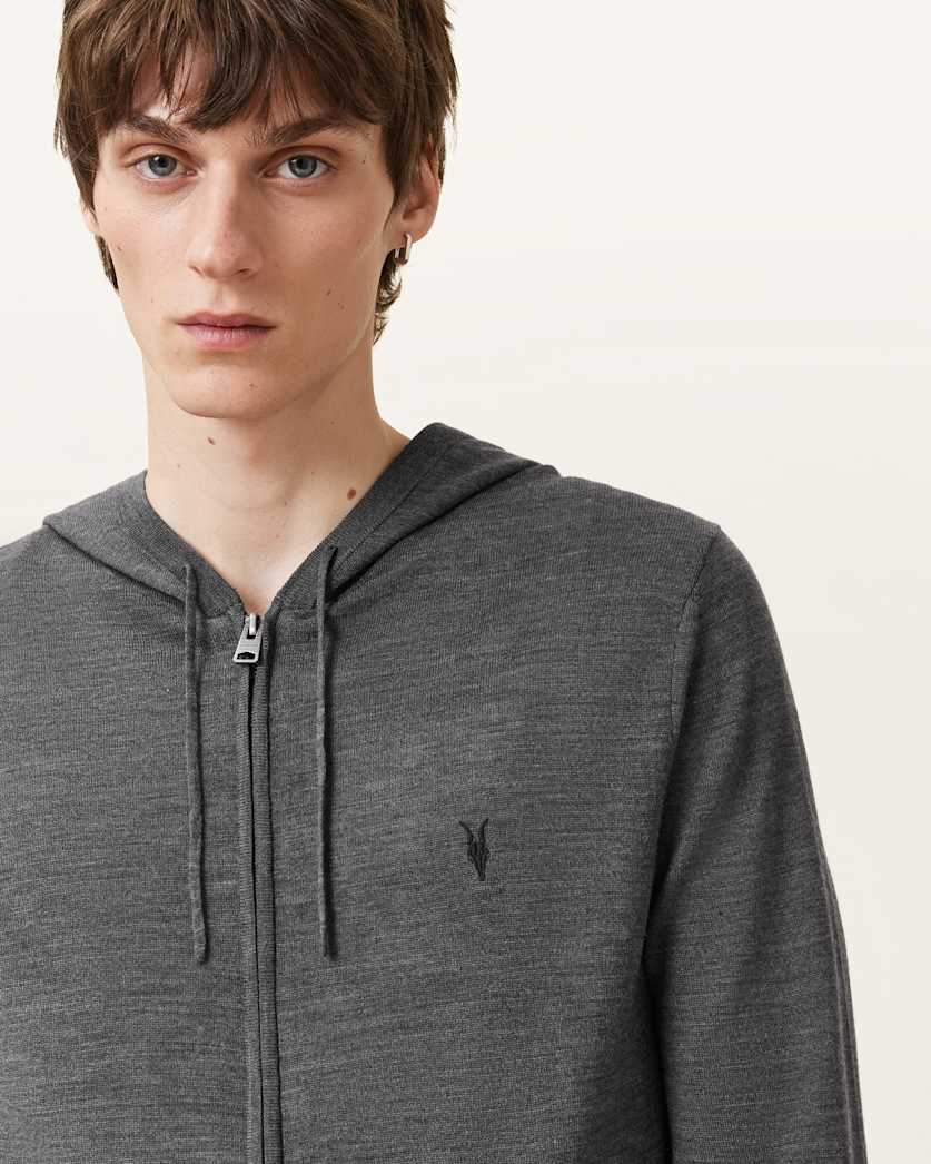 Mode Merino Zip Up Ramskull Hoodie