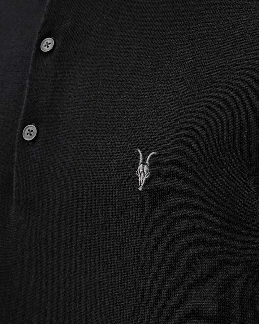 Mode Merino Short Sleeve Ramskull Polo Shirt