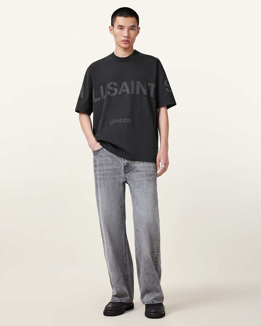 Biggy Oversized Logo Print T-Shirt