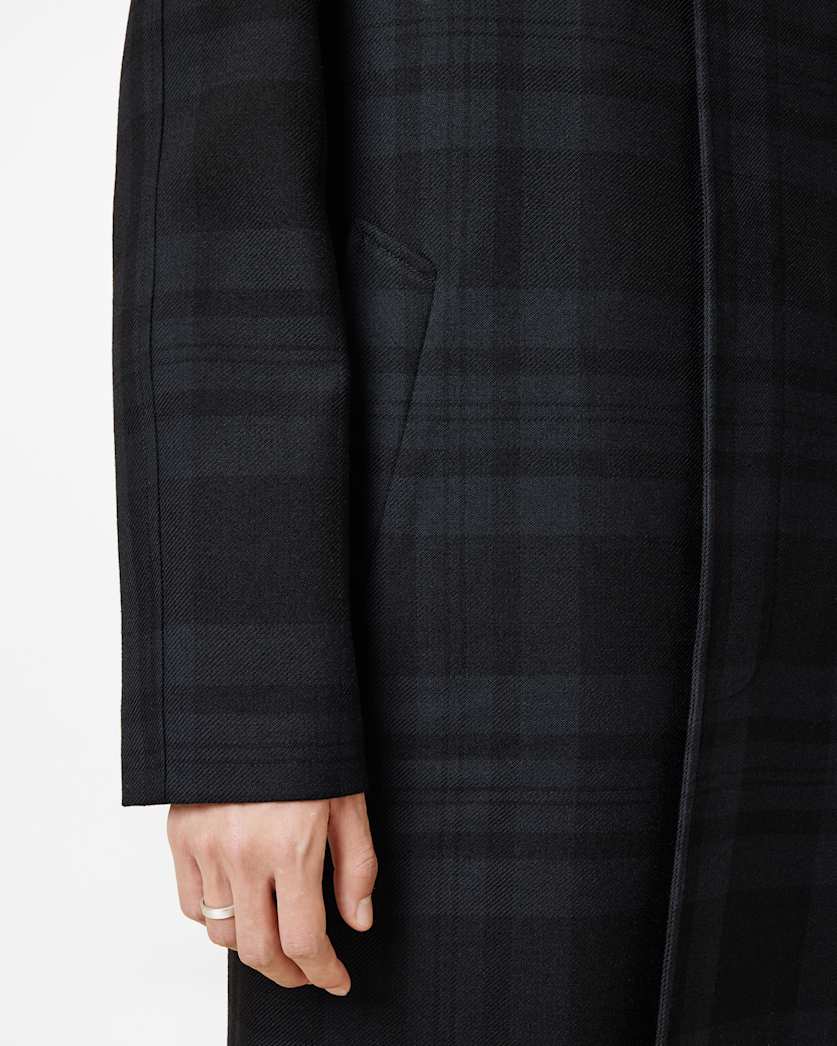 Marton Checked Relaxed Fit Coat