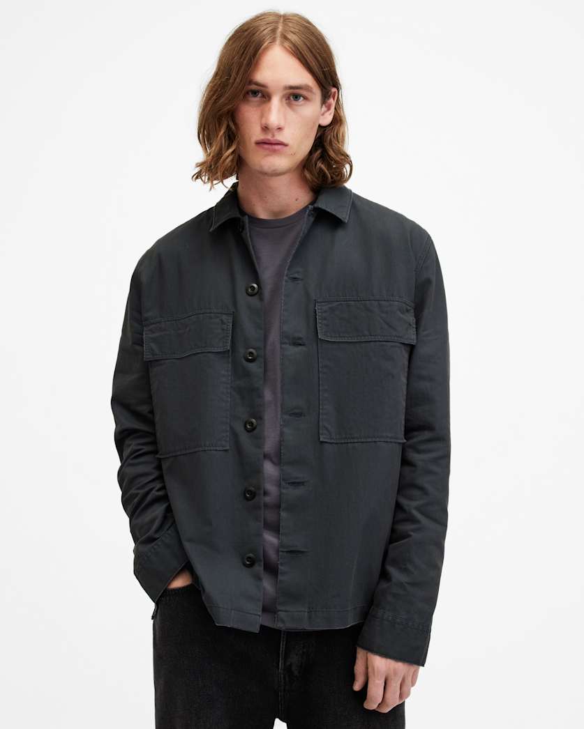 Sanpha Relaxed Fit Herringbone Shirt