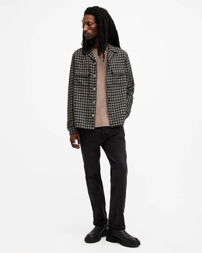 Alkame Checked Relaxed Fit Shirt