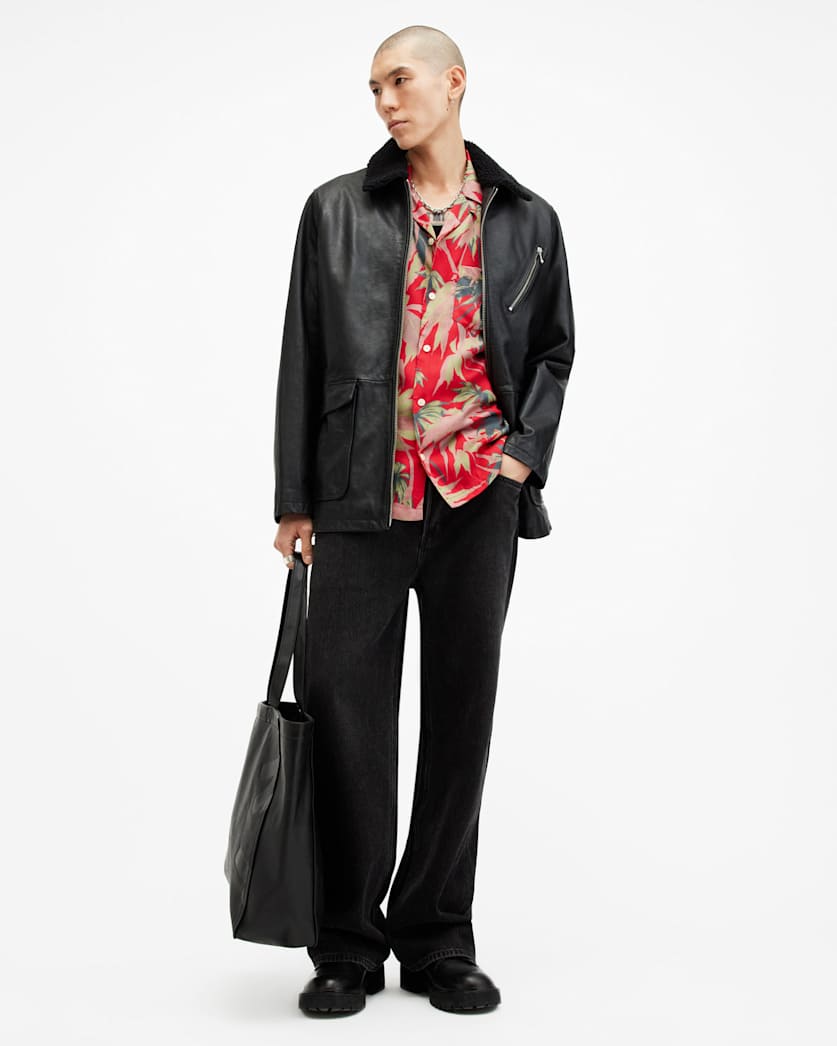 Hudsony Relaxed Fit Printed Shirt