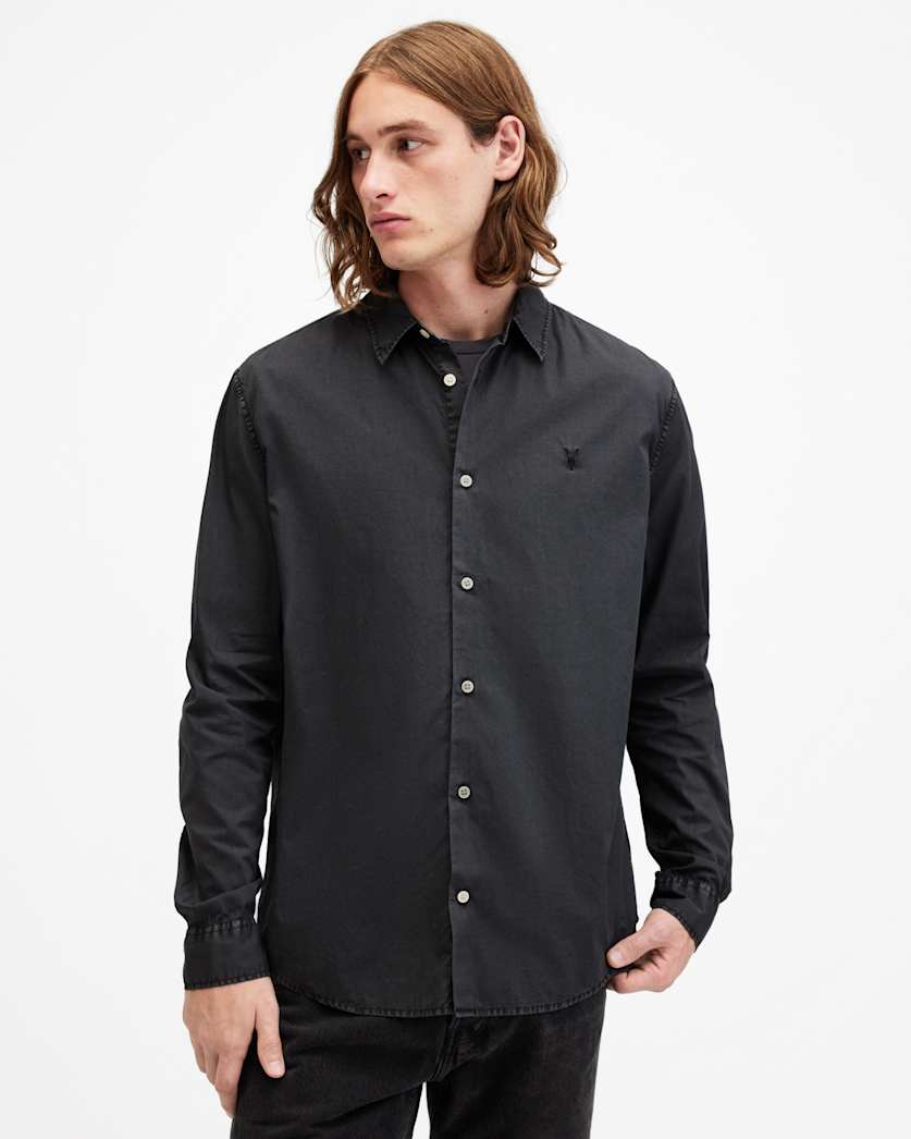 Tahoe Ramskull Garment Dyed Relaxed Fit Shirt