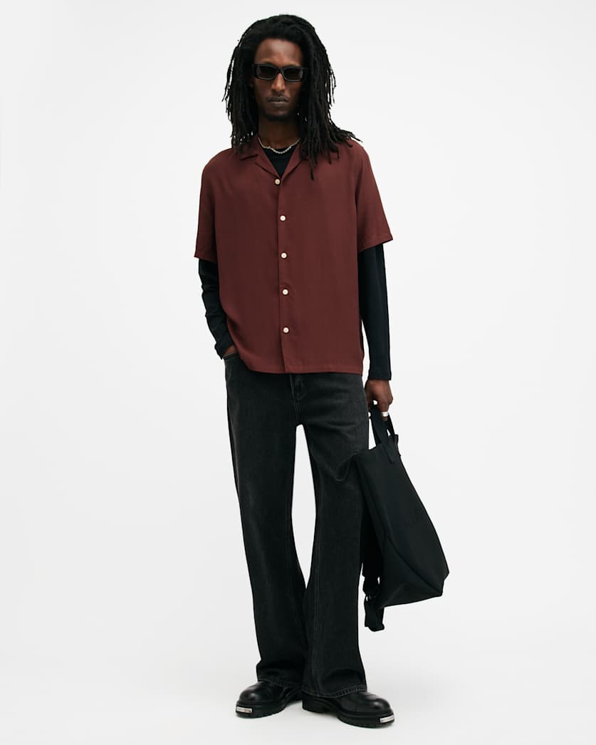 Venice Revere Collar Ramskull Shirt
