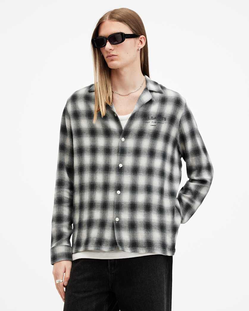 Underground Logo Check Long Sleeve Shirt