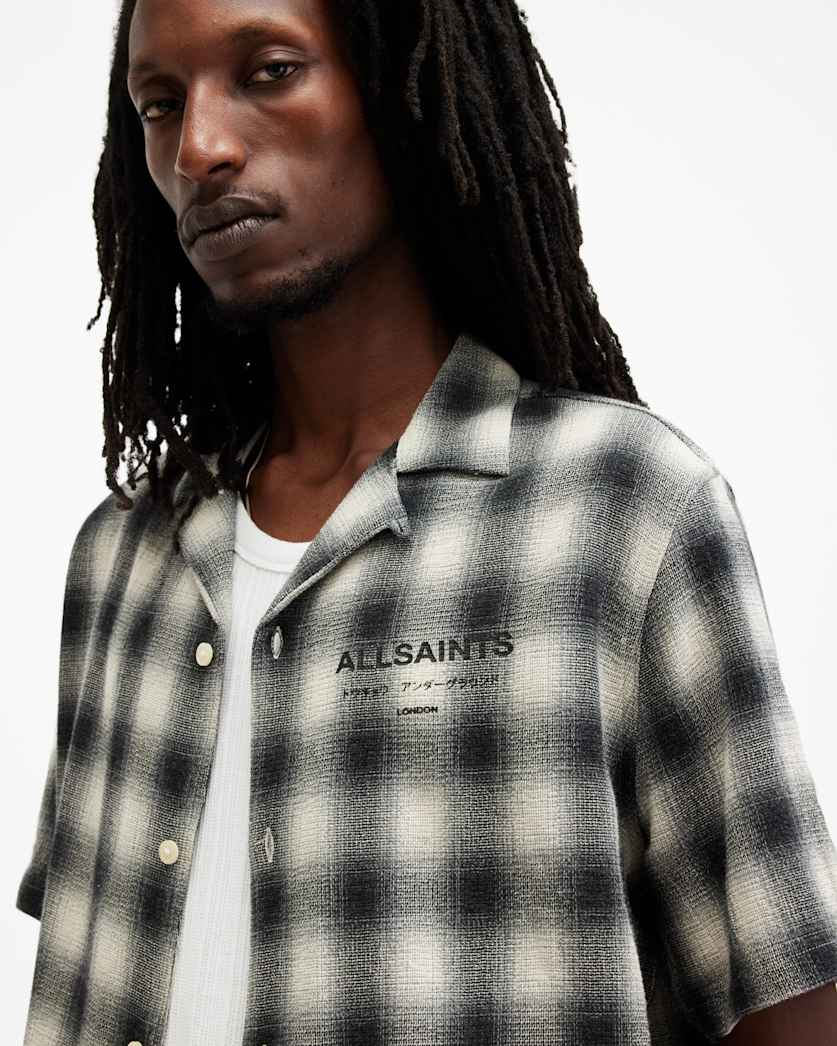 Underground Relaxed Check Logo Shirt