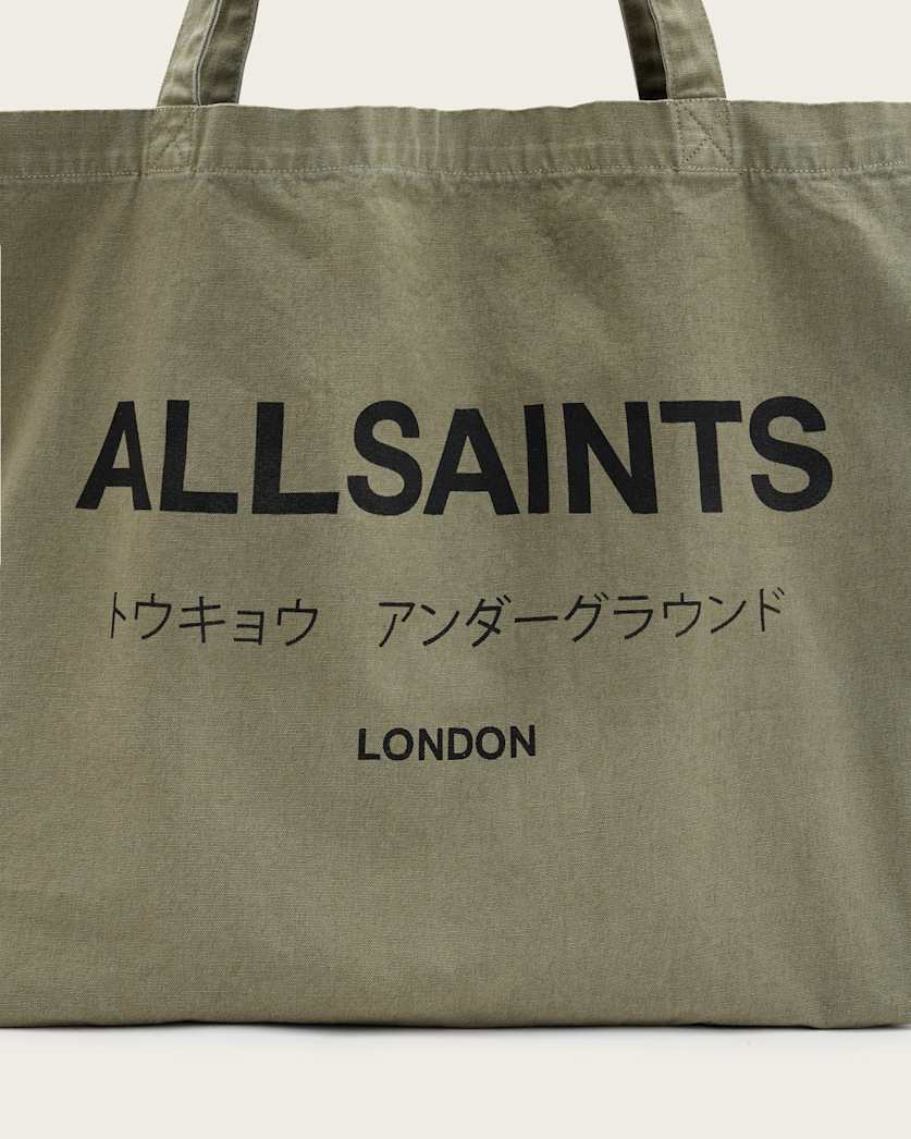 Underground Logo Printed Tote Bag