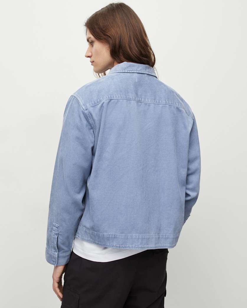 Clifton Corduroy Cropped Zip Up Jacket