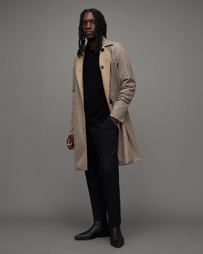Denman Reversible Checked Inner Coat