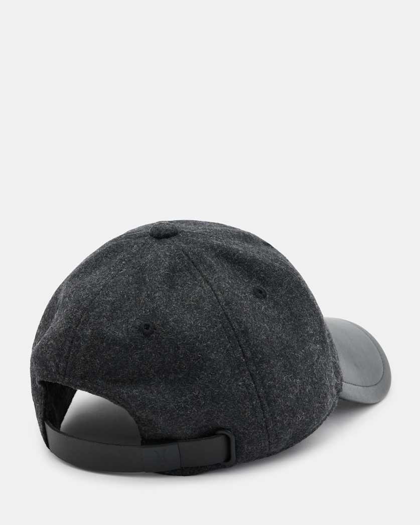 State Wool Leather Logo Baseball Cap