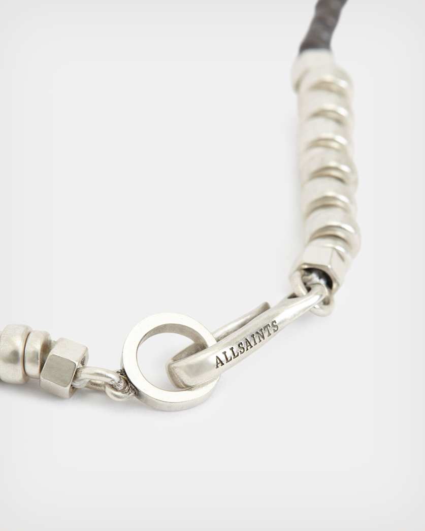 Brooks Sterling Silver Bead Necklace
