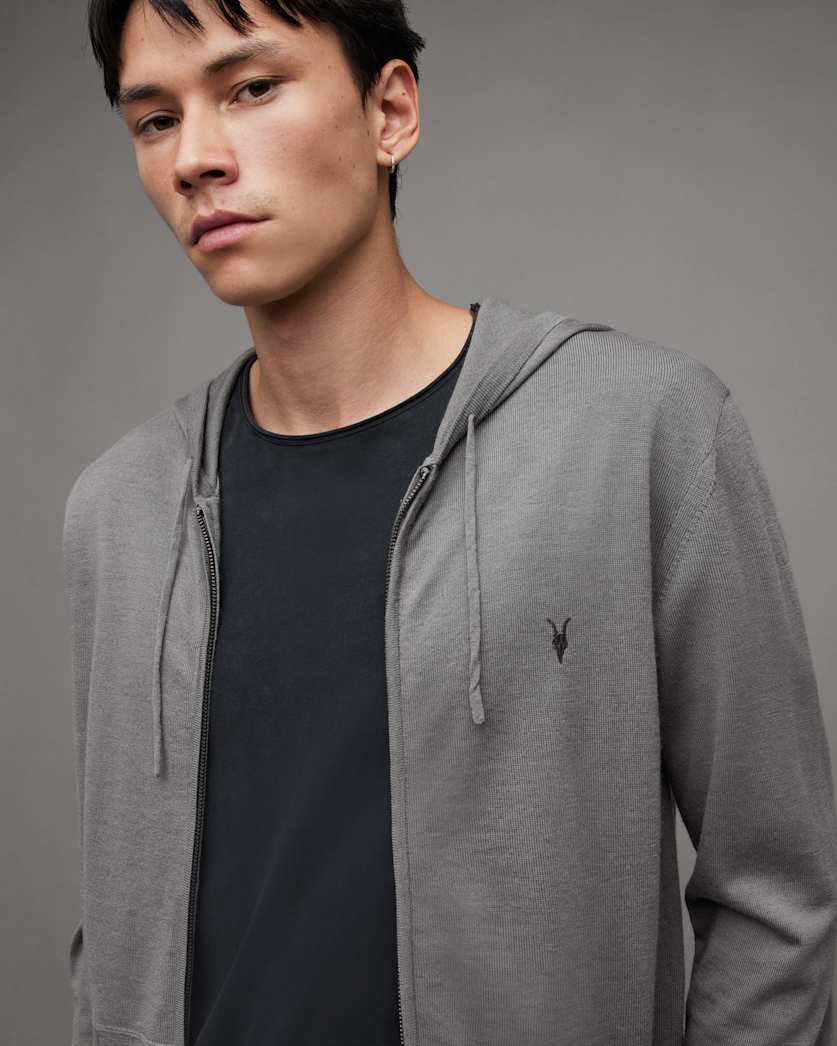 Mode Merino Zip Up Ramskull Hoodie