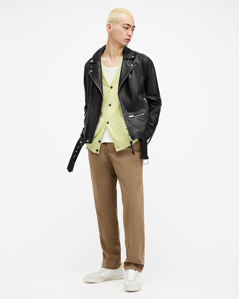 Wick Leather Biker Jacket