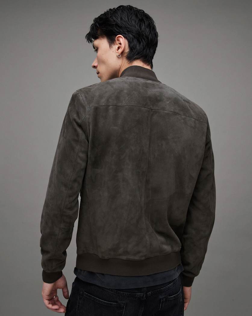 Kemble Suede Bomber Jacket