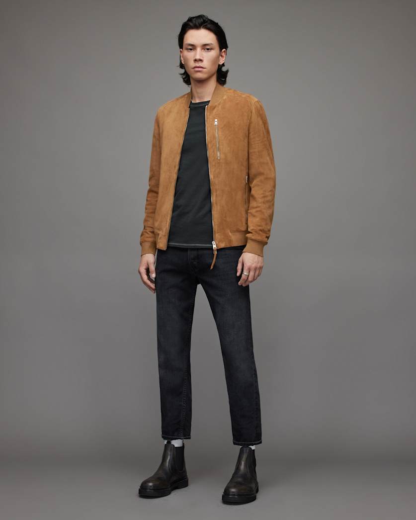 Kemble Suede Bomber Jacket