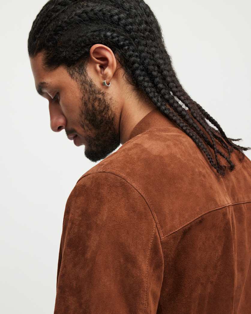 Kemble Suede Bomber Jacket