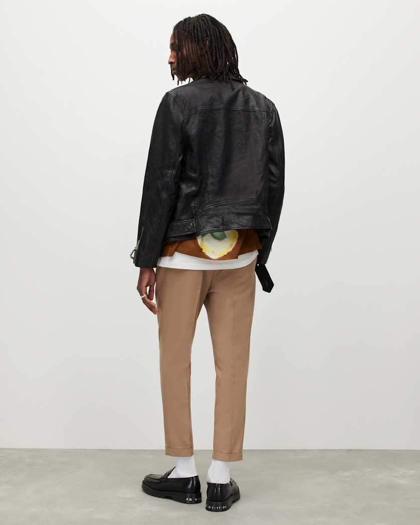 Tallis Slim Fit Cropped Trousers
