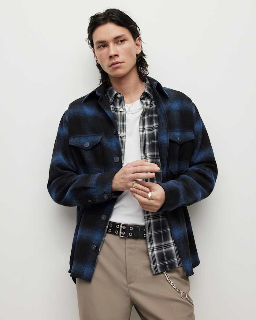 Rotation Checked Overshirt