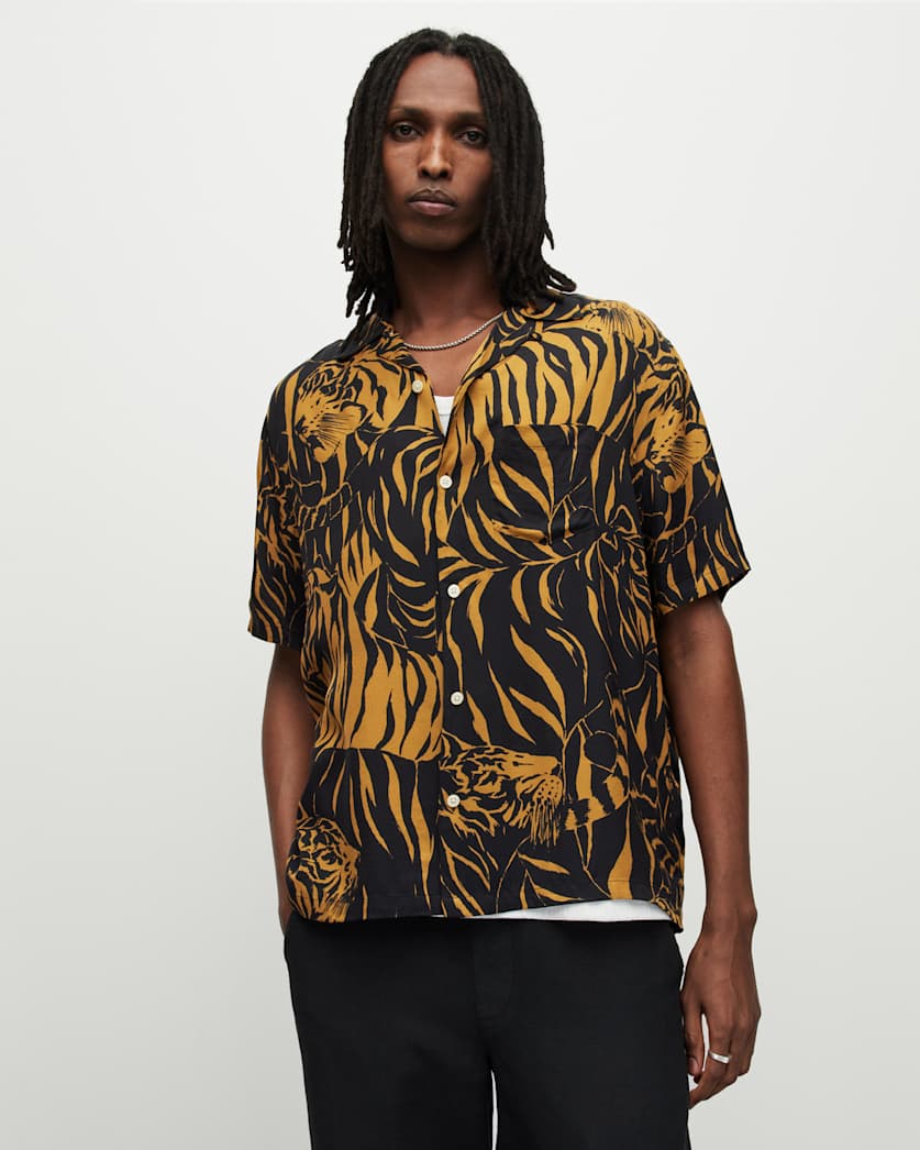 Wildcat Bold Tiger Print Relaxed Shirt