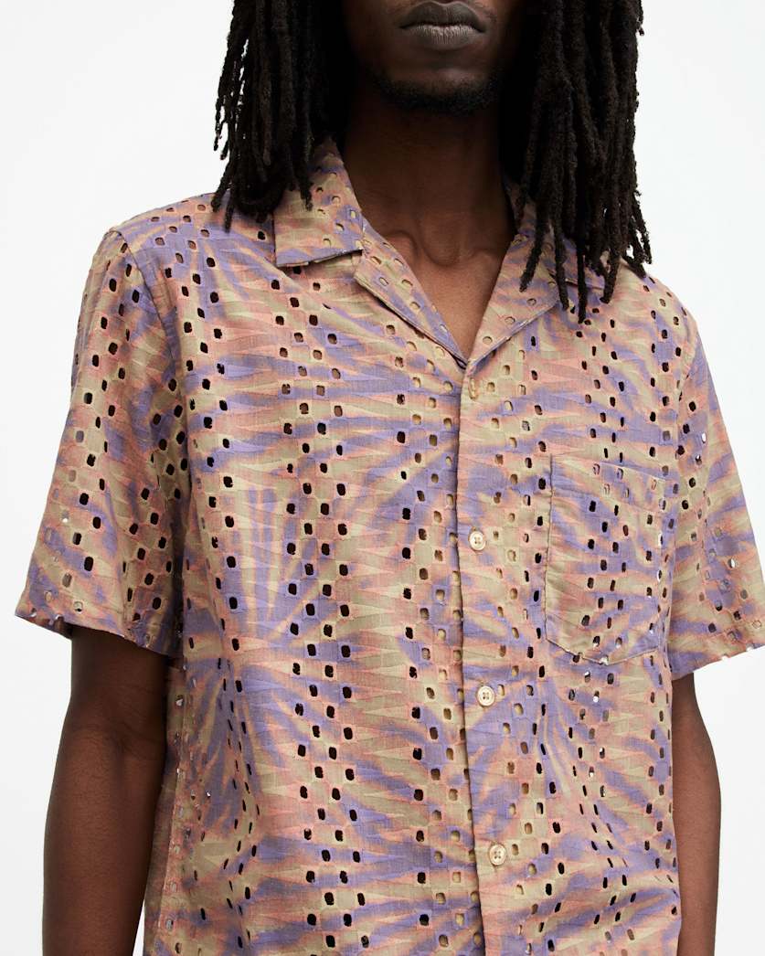 Yucca Broderie Printed Relaxed Fit Shirt