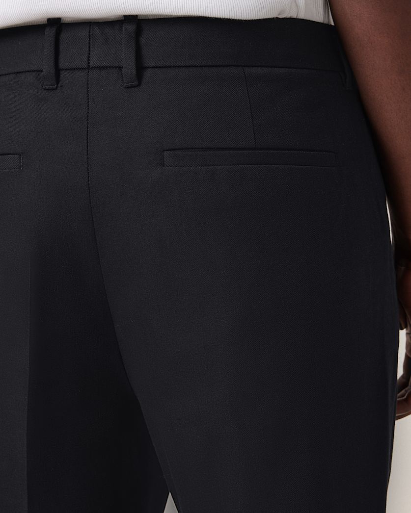 Tallis Slim Fit Cropped Tapered Trousers