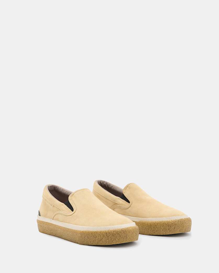 Navaho Suede Slip On Trainers