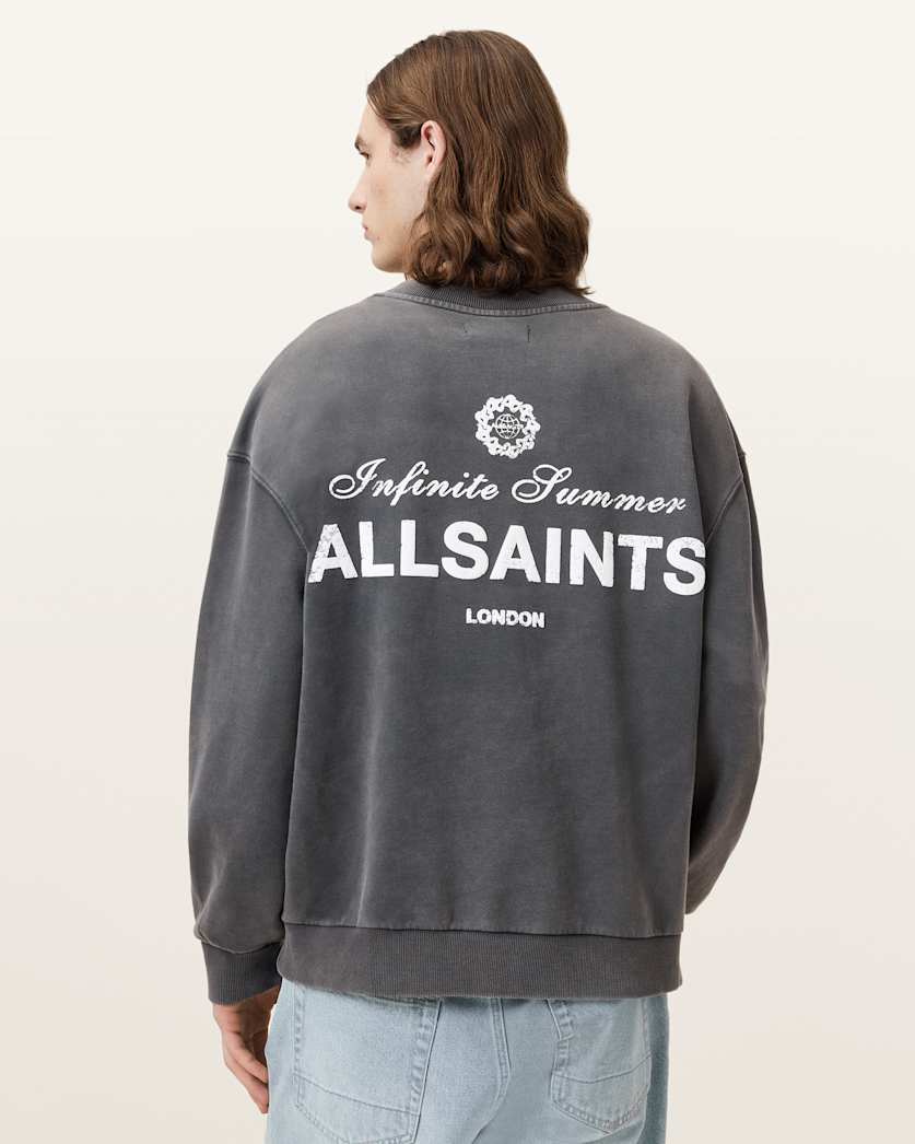 Soleil Crew Oversized Cropped Sweatshirt