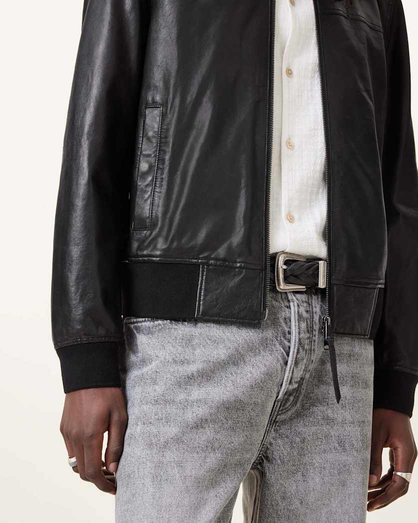 Gen Lightweight Slim Fit Leather Jacket