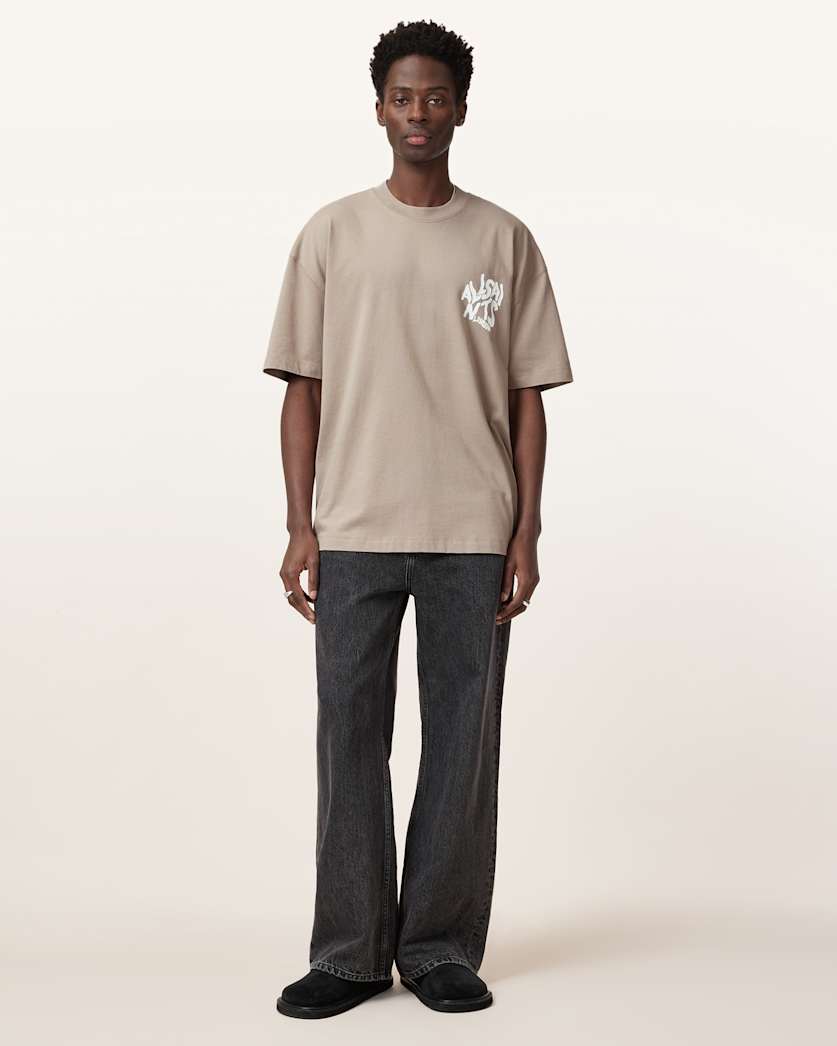 Orlando Logo Print Oversized T-Shirt