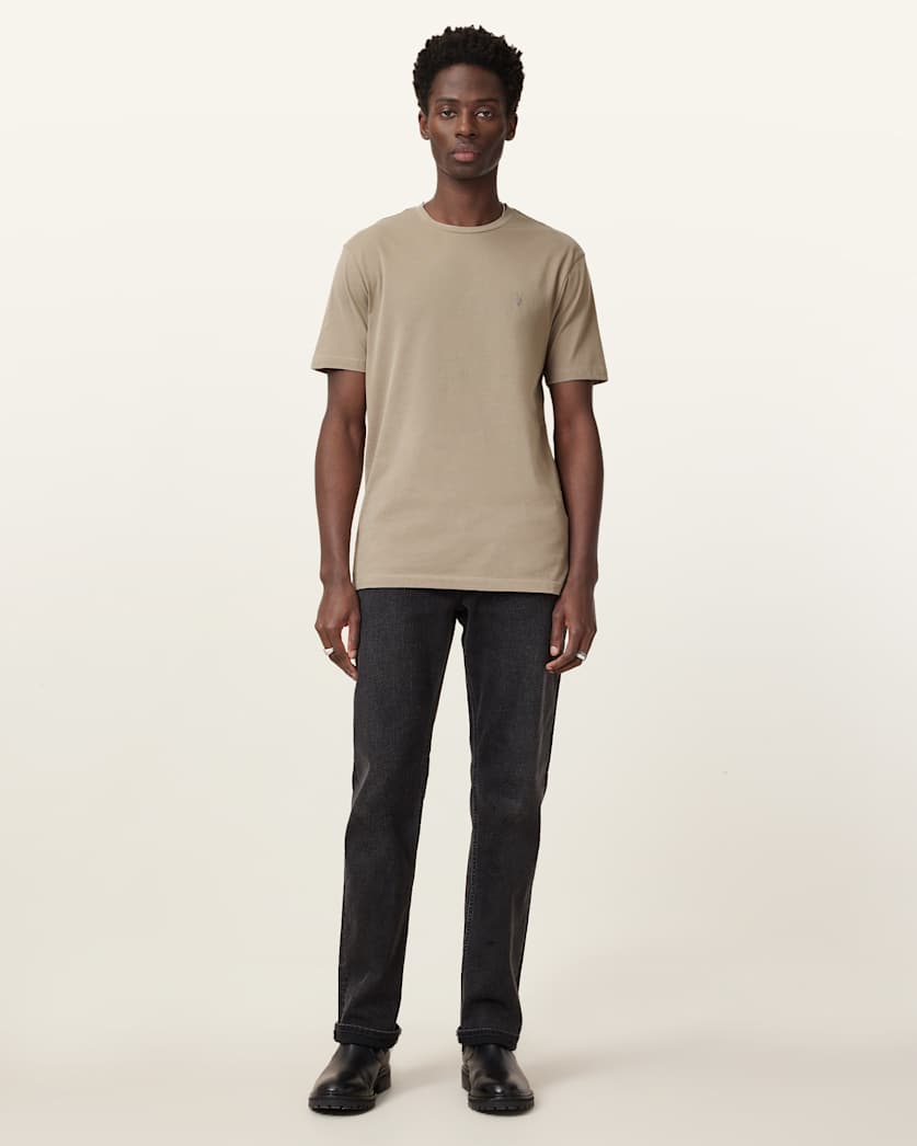 Brace Brushed Cotton Crew Neck T-Shirt