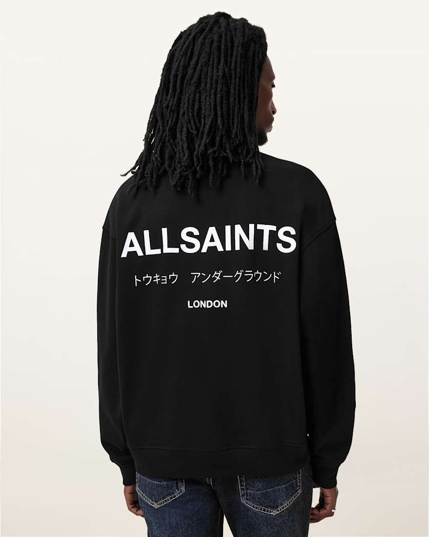 Underground Oversized Fit Polo Neck Sweatshirt