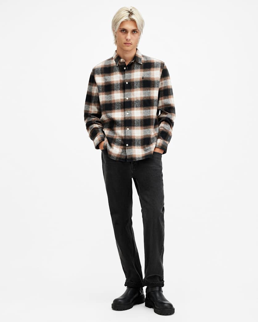 Mercy Checked Relaxed Fit Ramskull Shirt