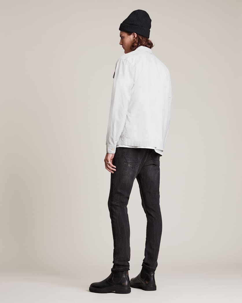 Cigarette Skinny Fit Stretch Denim Jeans