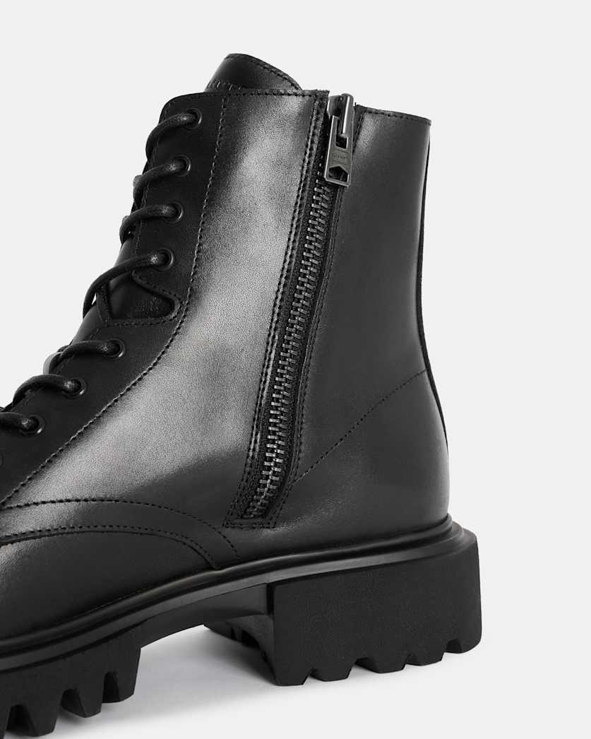 Vaughan Chunky Leather Boots