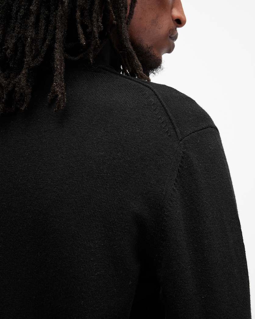 Kilburn Zip Funnel Neck Ramskull Jumper