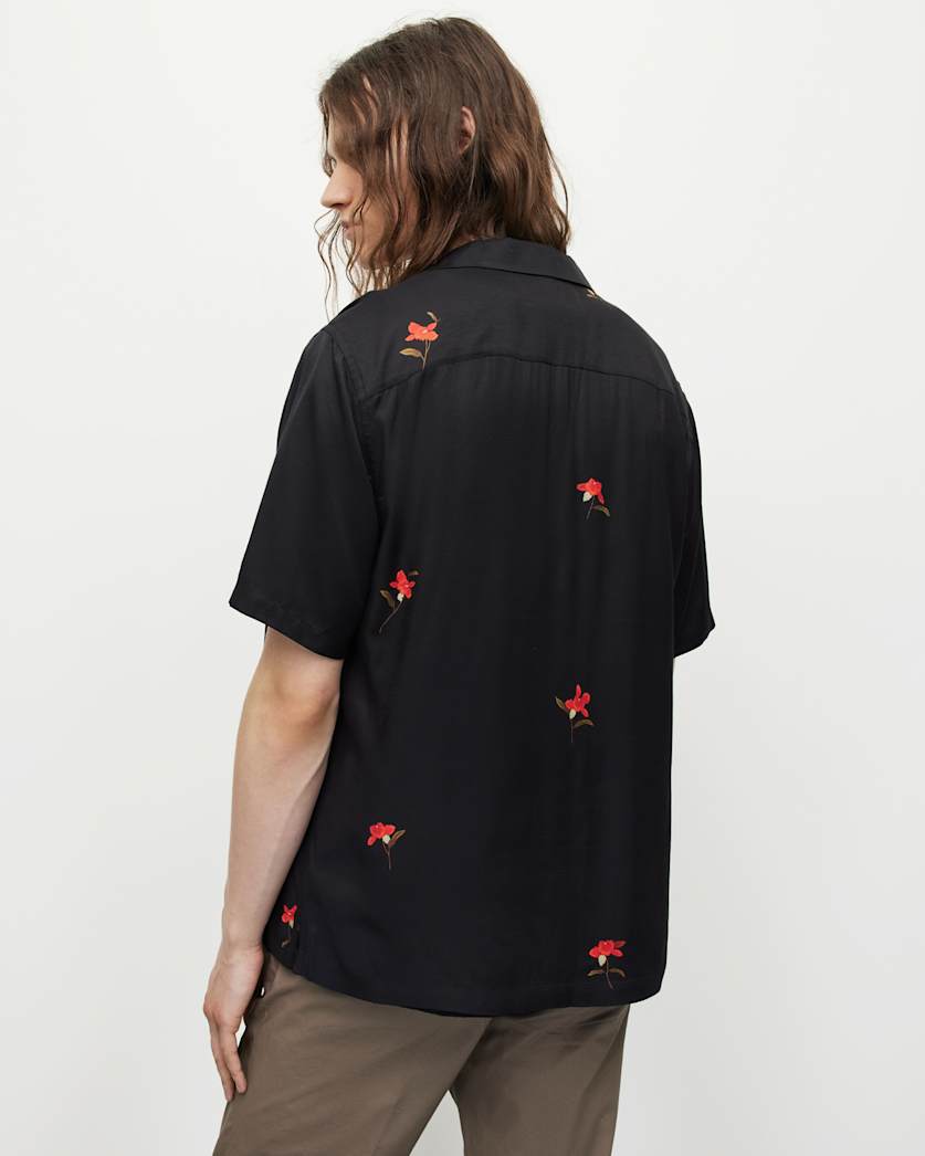 Eivissa Floral Print Relaxed Shirt
