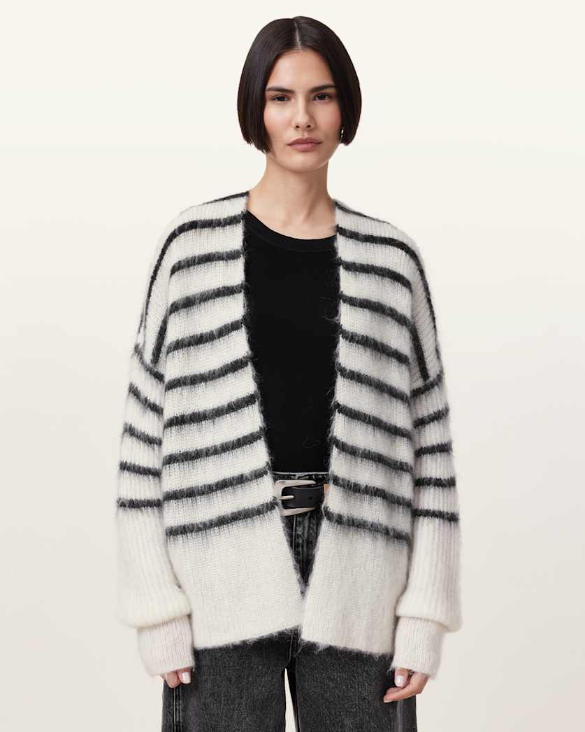 Riga Relaxed Fit Striped Cardigan