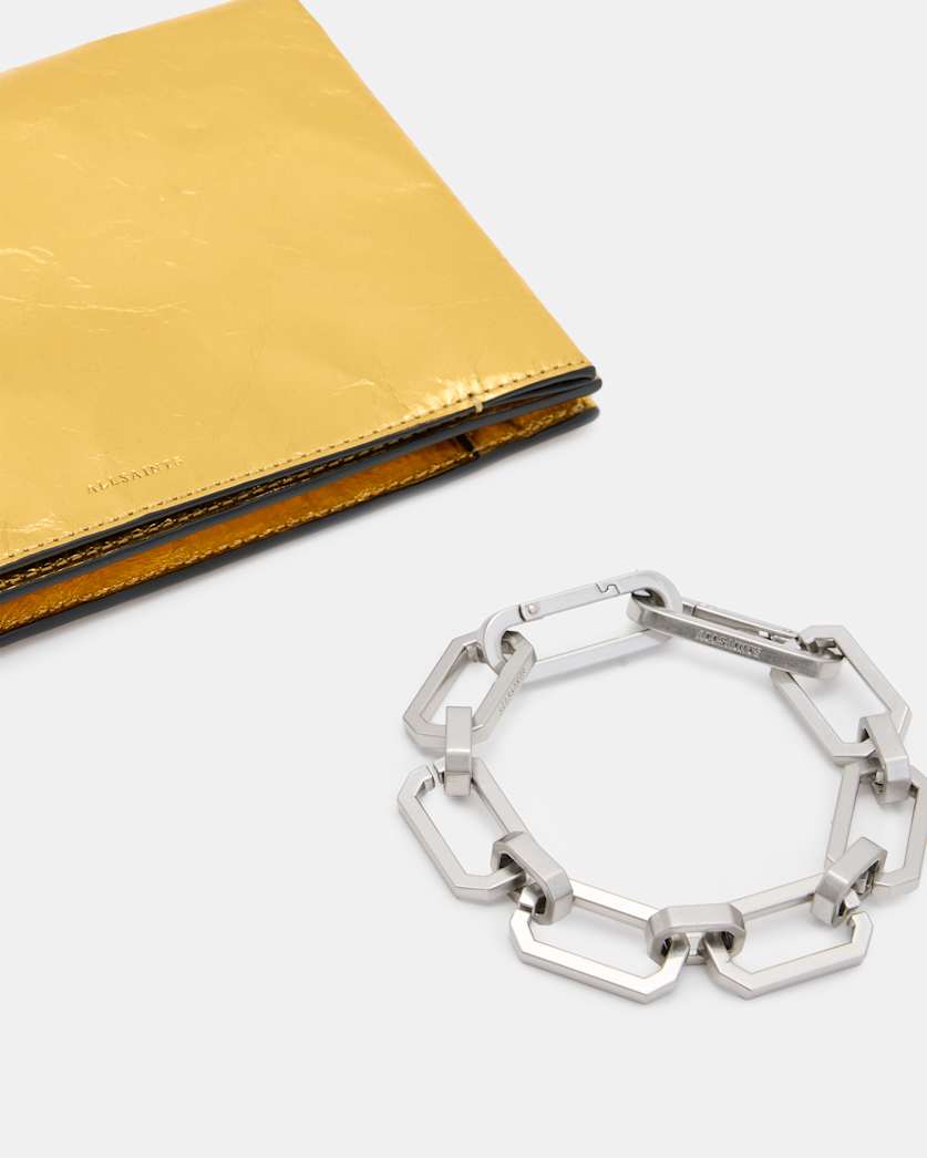 Yua Leather Removable Chain Clutch Bag