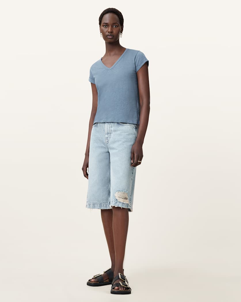 Anna V-Neck Short Sleeve T-Shirt
