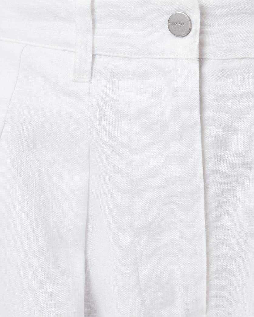 Becca Linen Barrel Leg Trousers