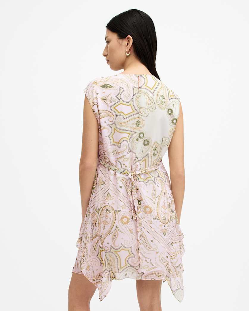 Audrina Avalon Asymmetric Mini Dress
