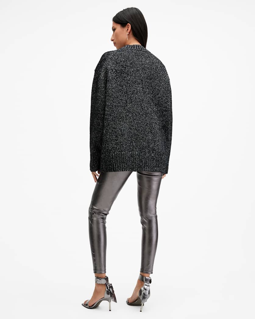 Cora High-Rise Leather Leggings