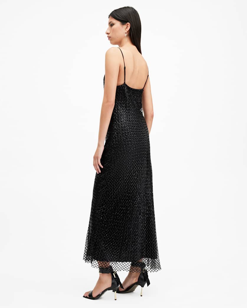 Chantelle Sequin Midi Slip Dress