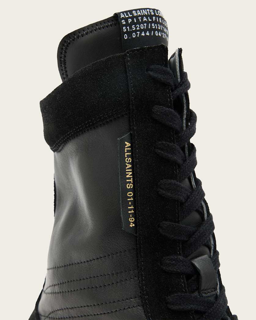 Louise Leather High Top Trainers
