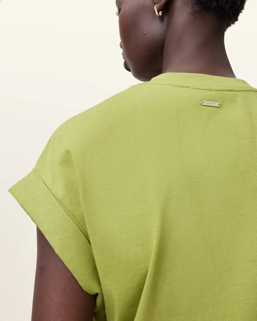 Mira Cropped Drawcord T-Shirt